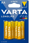 VARTA LONGLIFE AA ,BLI6